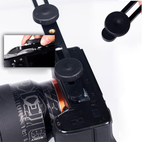 RecDec 2 Pack 1/4 Dual Selfie Light Holder Tripod Mount Stand with Screw Second Video Lights Extension Bar for Clip