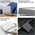 Keyboard Stand 2PCS, Portable Invisible Laptop Stand with 2 Adjustable Angles for Mini Aluminum Cooling Pad (Black)