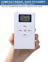 ZHIWHIS Mini Portable FM Radio, Stereo LCD Digital Display Tuning Pocket Walkmen with Earphone, AAA Battery Operated