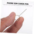 300 OSALADI Pcs Mobile Phone Card Remover Stainless Steel Tray Phone Tool Tray Removing Pin Tool Phone Chip Remover