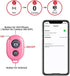 Wireless Camera Shutter Remote Control for Smart Phones - Compatible with iOS/Android (2 Black)