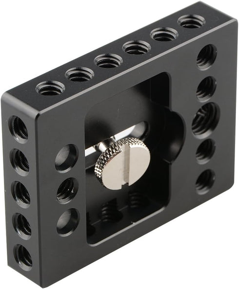CAMVATE Baseplate with 1/4" & 3/8" Thread Hole for DSLR Camera Cage Rig - 1578