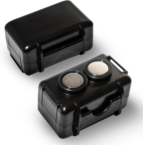 Spy Spot Magnetic Mount Weatherproof Case for GPS Trackers, Stash Lock Box for Items Under Vehicles