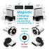 Magnetic Charging Tips 2in1 10pcs, 360° Rotate Tips for USB-C/Micro Ports, Water-Dustproof/Antioxidant