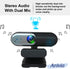 Anivia 1080P PC/Mac/Macbook/Tablet-1 Webcam with Privacy Slide Cover for PC, Web cam for Laptop Computer Camera