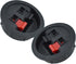 UBANU Speaker Box Terminal Cup, 2 Pack Round Spring Subwoofer Box Terminals Binding