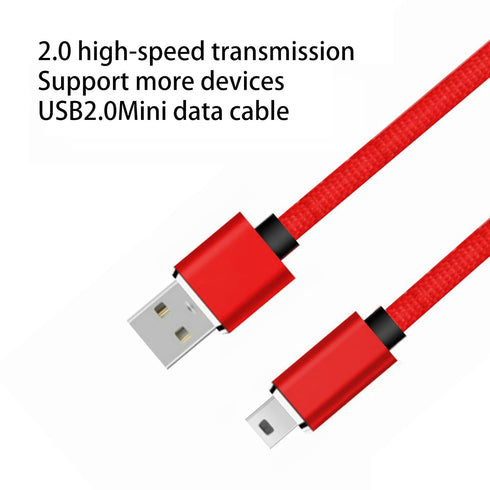 GMBYLBY 2.0 MP3 USB Cable A-Male to Mini-B Cord USB Charger Cable for Digital Camera Player Receiver USB to USB Cable