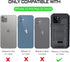 Mitywah Heavy Duty Military Grade Armor Case for iPhone 12 Pro Max, Waterproof, Full Body Protective, Rugged