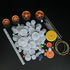URIMPAVIDO 82PCS Set 0.5 Set Plastic Gears Motor Gear Accessories for DC Motor DIY Model Toys RC Car Robot Gear