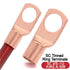 4 Gauge Wire (25ft Each - Black/Red) Copper Clad Aluminum CCA, 100A ANL Fuse Holder, 10pcs Lugs Terminal Connectors and