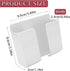 2PCS Wall Mount Phone Holder Adhesive, Cell Phone Holder with Data Cable Receiving Hole, Remote Control Holder for