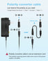 Aclorol Universal Power Adapter 30W, Adjustable 12V 9V 7.5V 6V 5V 4.5V 3V AC/DC Converter with 14 Tips