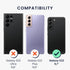 kwmobile TPU Silicone Case for Samsung Galaxy S22 - Soft Finish Phone Cover in Matte Lavender Grey