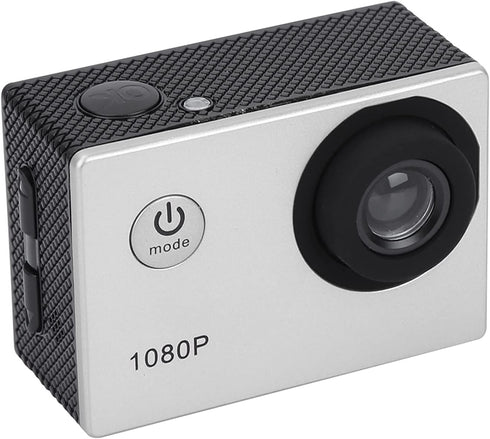 VBESTLIFE Mini Ultra HD Action Camera, 1080P 12MP Sports Camera with Wide Angle Lens, Full HD 2.0 Inch TFT LCD Screen,