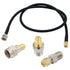 SMA to F Adapter, SMA Male to F Type Male 20 inch RG58 Coaxial Extension Cable + 3pcs F Type Connectors