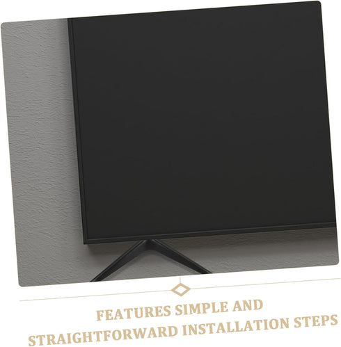 Healifty 2Pcs Tv Stand Base for Tvs Height Tabletop Mount with Screws for Bedroom Living Room Elegant Design