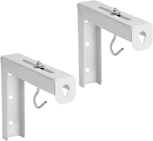 Mount-It! Projector Screen Wall Mount L-Brackets - Wall Hanging Bracket For Home