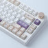Tsungup PBT Keycaps, 142 Keys Cherry Profile Dye Sublimation Taro Crisp Customized Keycaps for ANSI Layout MX Switches
