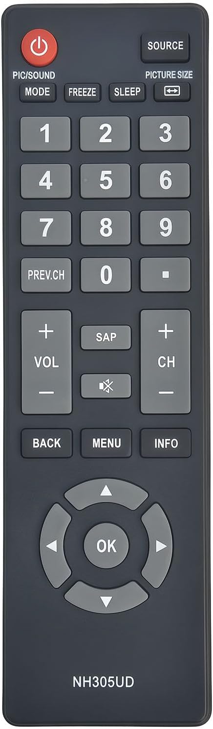Tavether NH305UD Universal Replacement Remote Control for Emerson LCD HDTV TV