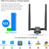 Wireless USB WiFi Adapter for PC - 1300Mbps Dual 5Dbi Antennas for Desktop PC Laptop Windows