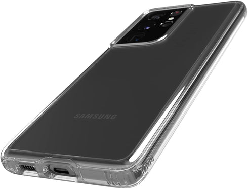 tech21 EvoClear Phone Case for Samsung S21 Ultra 5G, 12 ft. Drop Protection
