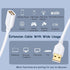 Costyle 10ft USB Extension Cable 2-Pack, USB 2.0 Type A Male to Female, White USB Extender with Gold-Plated Connectors.