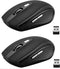 Guiheng 2 Pack Wireless Mouse, 2.4Ghz Wireless Mouse Computer Mouse1200,6 Buttons with Nano