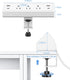 Jgstkcity Strip,40W Station,2 20W Office,3 1.96" Desk Clamp Power Total Fast Charging PD USB C Ports,Desk Edge Mount