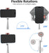 colorlizard 270 CellphoneTripod with Remote, Aluminum Alloy Selfie Stick Tripod, Best Foldable Mini Extendable Tripod