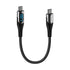 Short USB C to USB C Cable, 100W 5A with LED Display, Fast Charging Compatible with iPhone 15/15 Pro/15 Plus/15 Pro