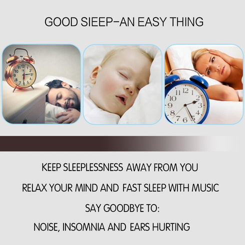 Sleep Soundproof Earbuds Headphones, Noise Isolating Soft Earbuds for Sleeping, Insomnia, Travel, Meditation &