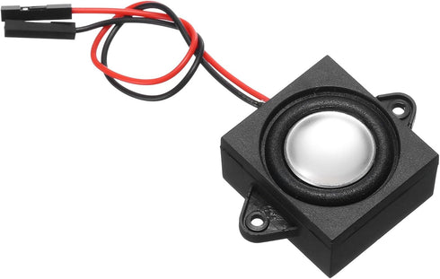 uxcell 4Pcs 3 Watt 4 Ohm Single Mini Speaker Full-Range, Mobile Portable Advertising Machine Speaker Connector
