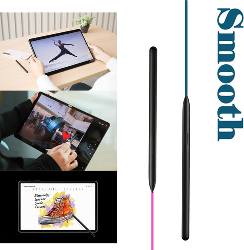 2 Pack Replacement Pen for Samsung Galaxy Tab S8, Galaxy Tab S8 Plus, S8 Ultra, 4096 Levels Pressure Sensitivity