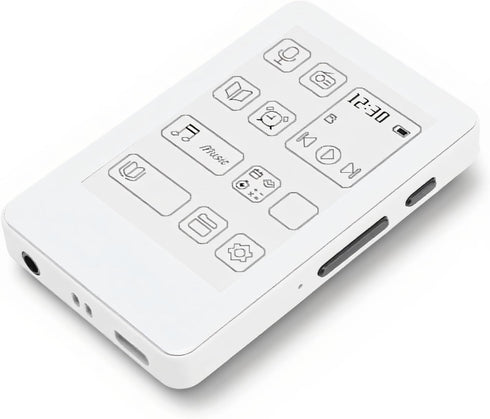 XUMIUZIY MP3 Player, 2.7in HD Ink Screen Music Player, Electronic Book HiFi Sound
