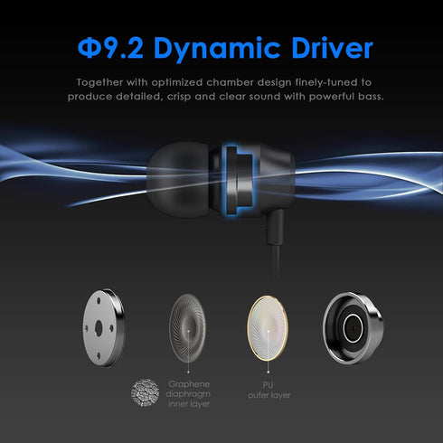 PALOVUE USB C Headphones Earbuds, in-Ear Type C Magnetic Earphones with Microphone Compatible for Samsung Galaxy S23 S22 S21 Ultra S20 FE Note 20 10 A53 A54, Google Pixel 7 6 5 4, One Plus, Black