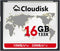 Cloudisk Compact Flash Card 16GB 133X CF 2.0 Card Performance for DSLR Camera,