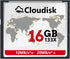Cloudisk Compact Flash Card 16GB 133X CF 2.0 Card Performance for DSLR Camera,