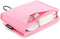 NIDOO Portable Felt Storage Bag, Electronics Accessories Protective Case Pouch for MacBook, Cables, Power Bank, Pink