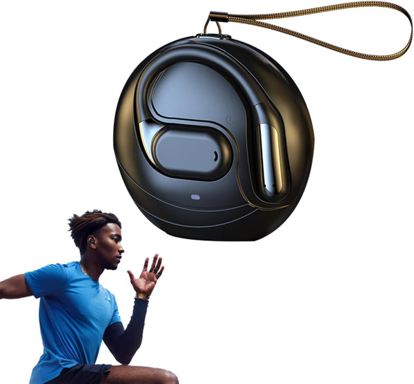 Open Ear Bluetooth Headphones, Wireless Earbuds for Outdoor Use, Bone Conduction Earbuds with Hanging Design (5.4