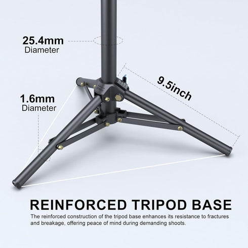 LINCO 52", Selfie Stick & Tripod , Integrated, Heavy Duty, Lightweight, Bluetooth Remote for Apple & Android Devices