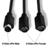 YARCHONN 4 4 -30cm S-Video Cable Mini Din Pin SVideo Y Splitter Extension Cable Pin Mini Din SVHS Y Splitter Lead Cord