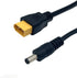 2Packs XT60 Adapter Cable, XT60 Male Bullet Connector to Male DC 5.5mm X 2.5mm Power Cable for FPV Monitor