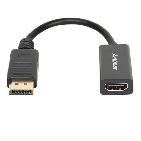 Anbear DisplayPort to HDMI, Display Port Adapter to HDMI for Desktops and Laptops