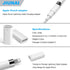 Jiunai 2 Pack Female to Female Adapter for Apple Pencil & iPad Pro - Lightning Charging Cable Adapters