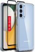 Samsung Galaxy A15 5G Case - Military-Grade Shockproof, Crystal Clear, with Tempered Glass Protector & 4 Built-in