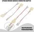 RED WOLF Car Door Speaker Wiring Harness Adapter Connector for 2000-2019 Toyota Camry 4Runner Tacoma RAV4 Scion, Subaru