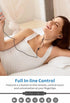 Sleep Earbuds, Hearprotek Ultra Soft Lightweight Silicone Sleeping Earphones with Volume Control and Mic