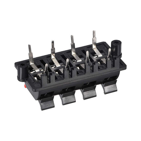 uxcell 2 Row 8 Way Spring Speaker Terminal Clip Push Release Connector Cable Terminals Strip Block WP8-03