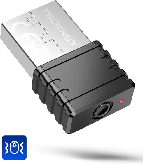TECKNET 3 Mouse Jiggler Undetectable USB Mover Device with Modes, Color LED Indicator, Plug & Play to Keep PC Laptop
