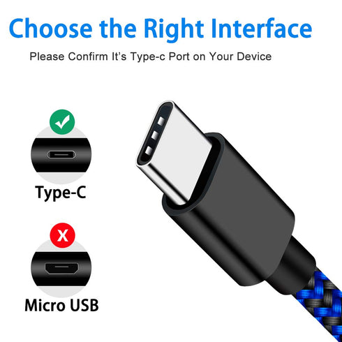 USB-C Charger Cable VOTY for iPad Pro 12.9-inch (3rd 4th 5th Gen), Pro 11-inch (1st 2nd 3rd Gen), 10.9 inch